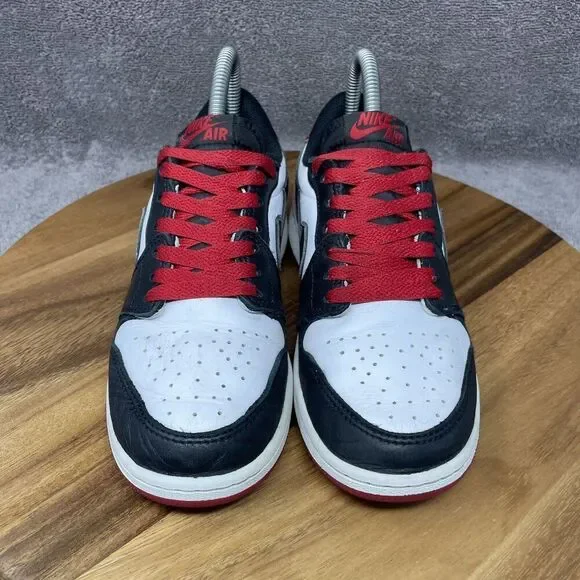 Nike Air Jordan 1 Retro Low OG White/Red CZ0858-106 Shoes 4.5Y Women's Size 6 - Picture 2 of 9